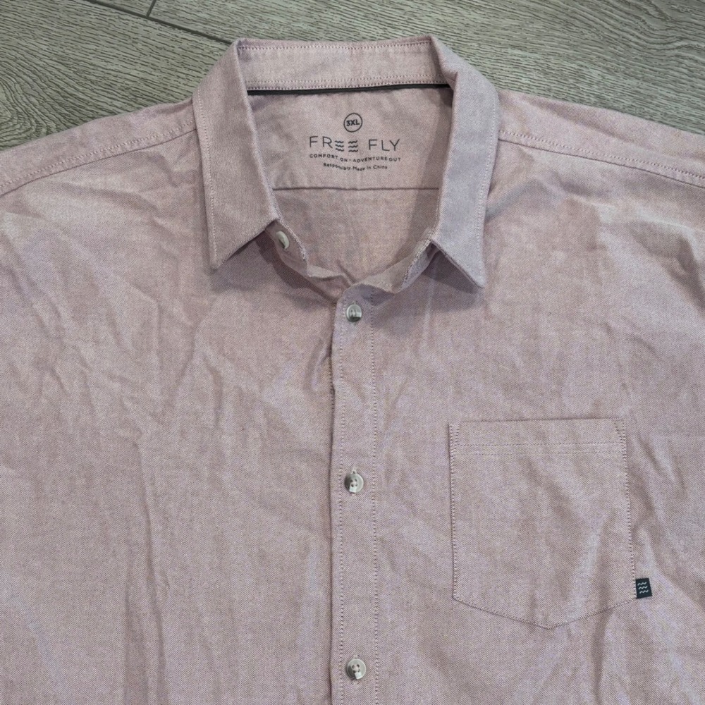 Free Fly Sullivan's Short Sleeve Button Up Mens 3XL UPF 50+ Shirt Outdoors New - Picture 2 of 8